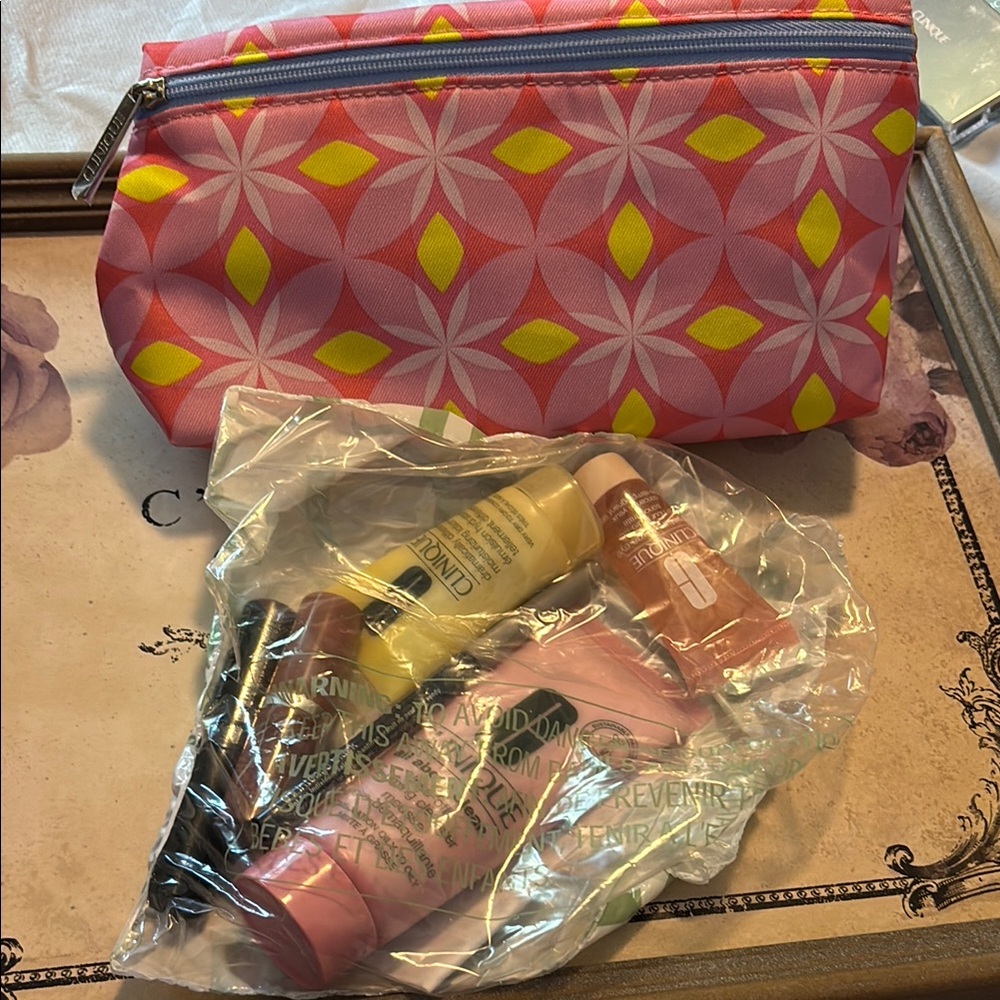 Clinique Pink and Yellow Makeup Collection
